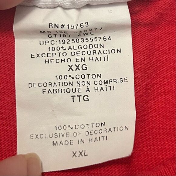 Lot of 2 - Men’s Champion Red Blue T-Shirt Size XXL - Picture 7 of 13